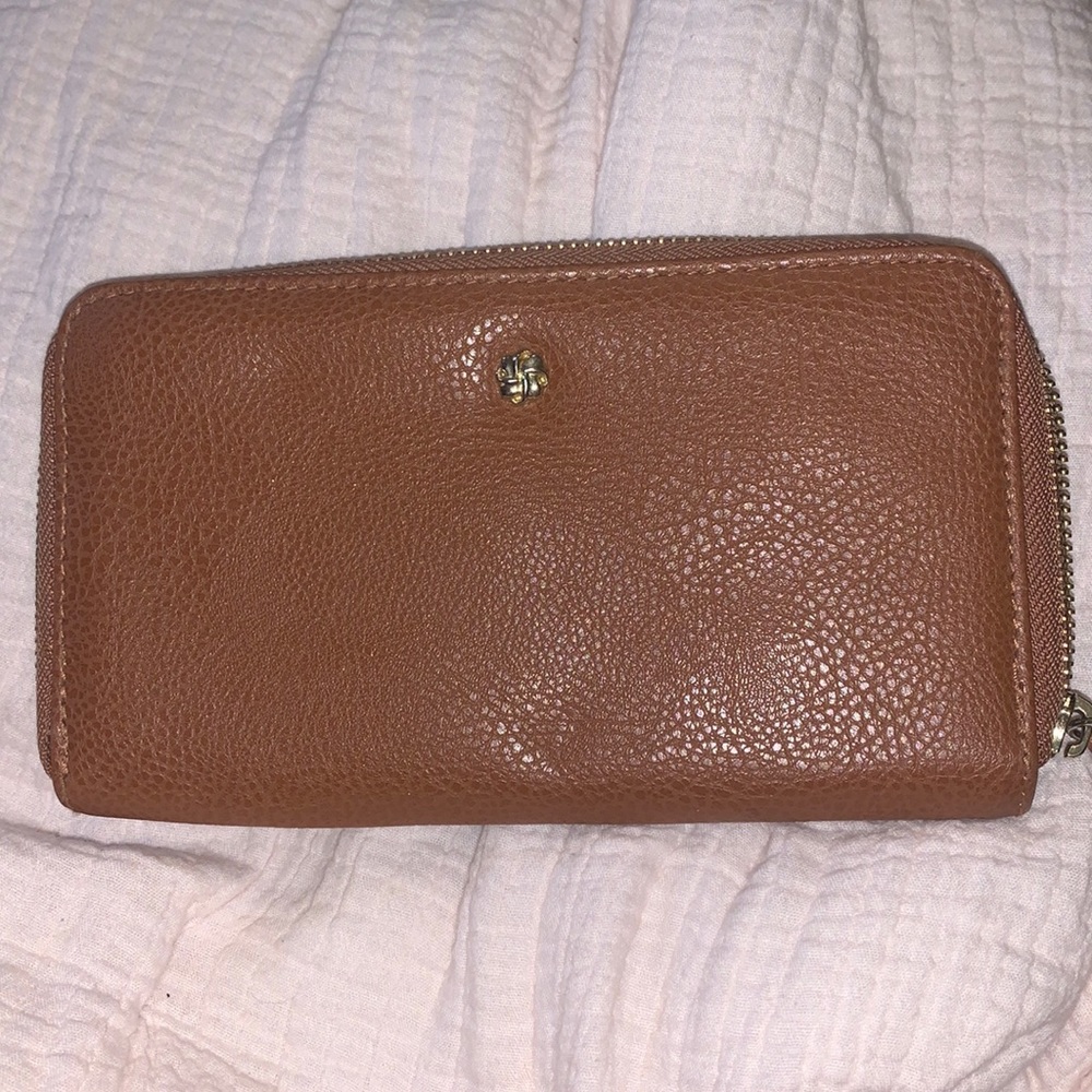 Brown Pleather Wallet